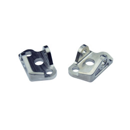 Support de repose-pieds Scar titane STFMB151 | Oxmoto