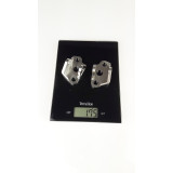 Support de repose-pieds Scar titane STFMB151 | Oxmoto