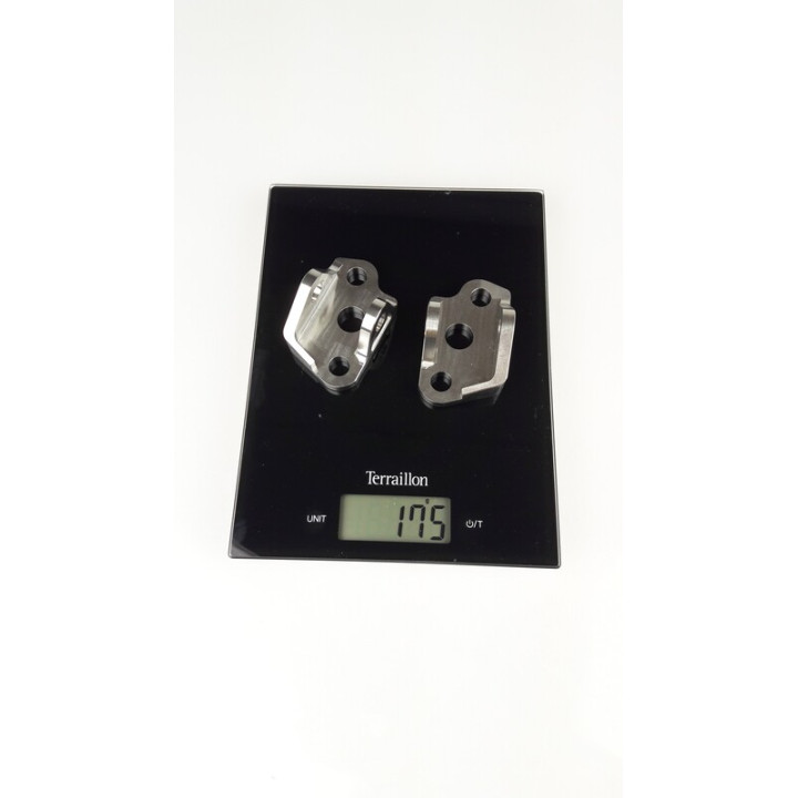 Support de repose-pieds Scar titane STFMB151 | Oxmoto