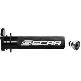 Barillet de gaz Scar en aluminium + roulement noir TT500BK