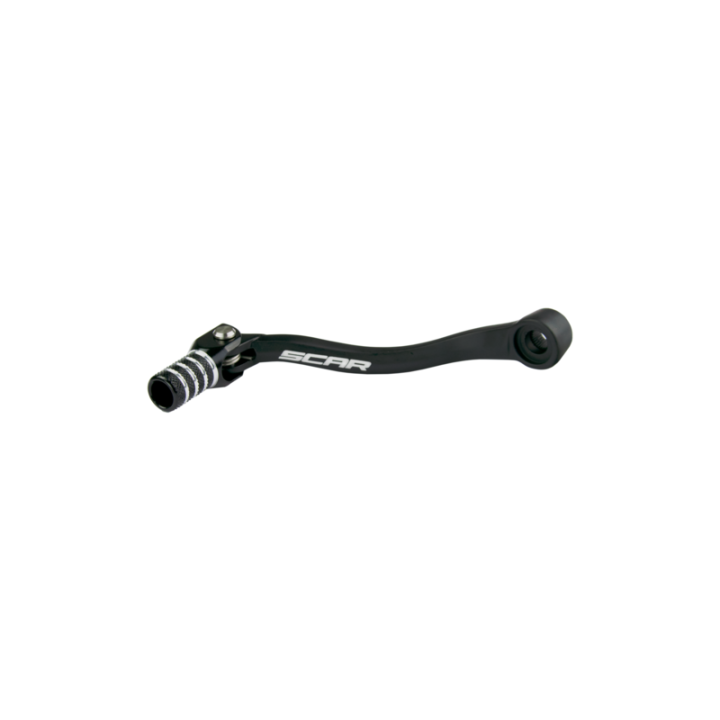 Sélecteur de vitesse Scar noir/embout noir GSL504BK | Oxmoto