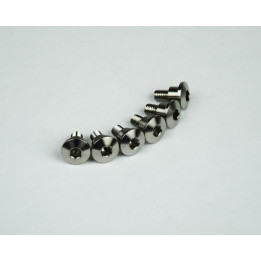 Kit vis titane Scar M6x14 par | Oxmoto
