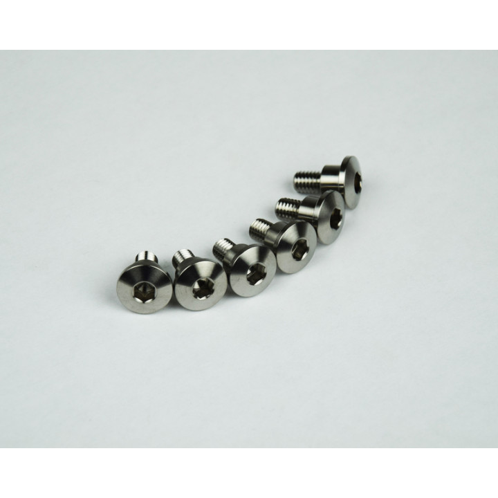 Kit vis titane Scar M6x14 par | Oxmoto