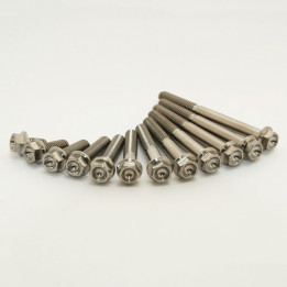 Kit vis titane Scar M6x35 par | Oxmoto