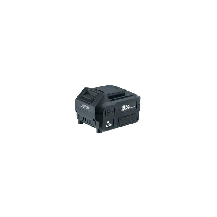 Batterie Draper D20 20V 3.0Ah Lithium-Ion | Oxmoto