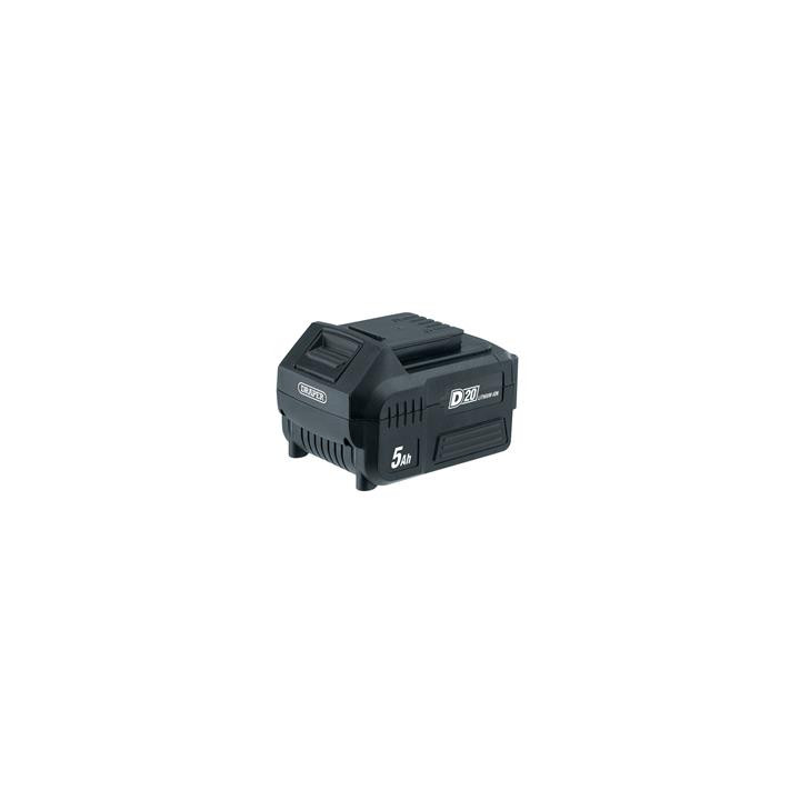 Batterie Draper D20 20V 5.0Ah Lithium-Ion | Oxmoto