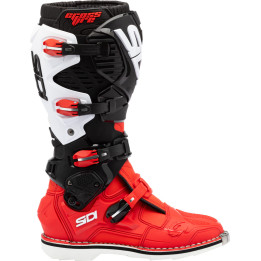 Bottes Sidi Crossfire 3 - rouge/noir/blanc | Oxmoto