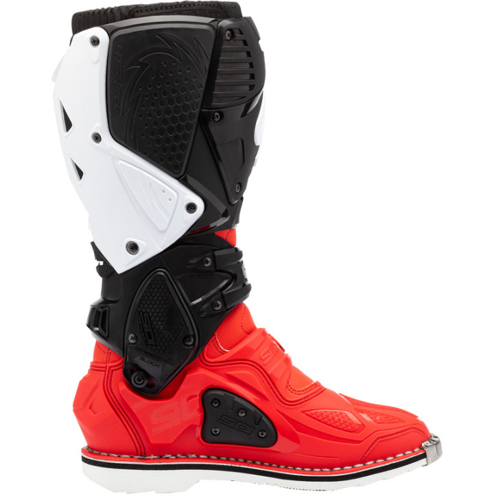 Bottes Sidi Crossfire 3 - rouge/noir/blanc | Oxmoto