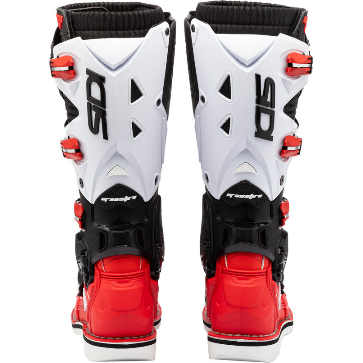 Bottes Sidi Crossfire 3 - rouge/noir/blanc | Oxmoto