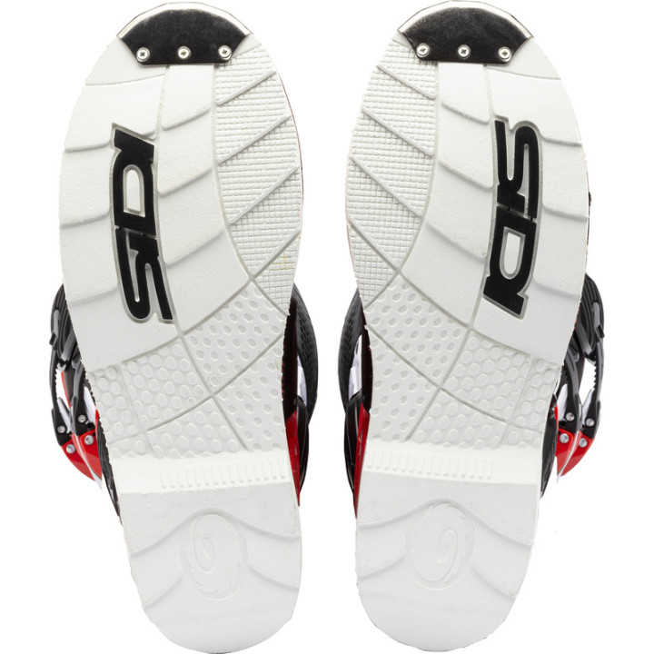 Bottes Sidi Crossfire 3 - rouge/noir/blanc | Oxmoto