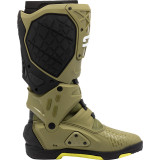 Bottes Sidi Crossair X - Olive Green/jaune fluo | Oxmoto