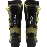 Bottes Sidi Crossair X - Olive Green/jaune fluo | Oxmoto