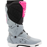 Bottes Sidi Crossair X - gris/rose fluo | Oxmoto