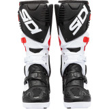 Bottes Sidi Crossfire 3 SRS - blanc/noir/rouge | Oxmoto