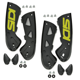 Articulation de cheville Sidi Vortice blanc/jaune | Oxmoto