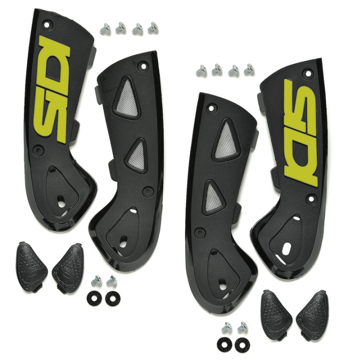 Articulation de cheville Sidi Vortice blanc/jaune | Oxmoto