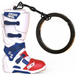 Porte-clés bottes Sidi - Navy Red | Oxmoto