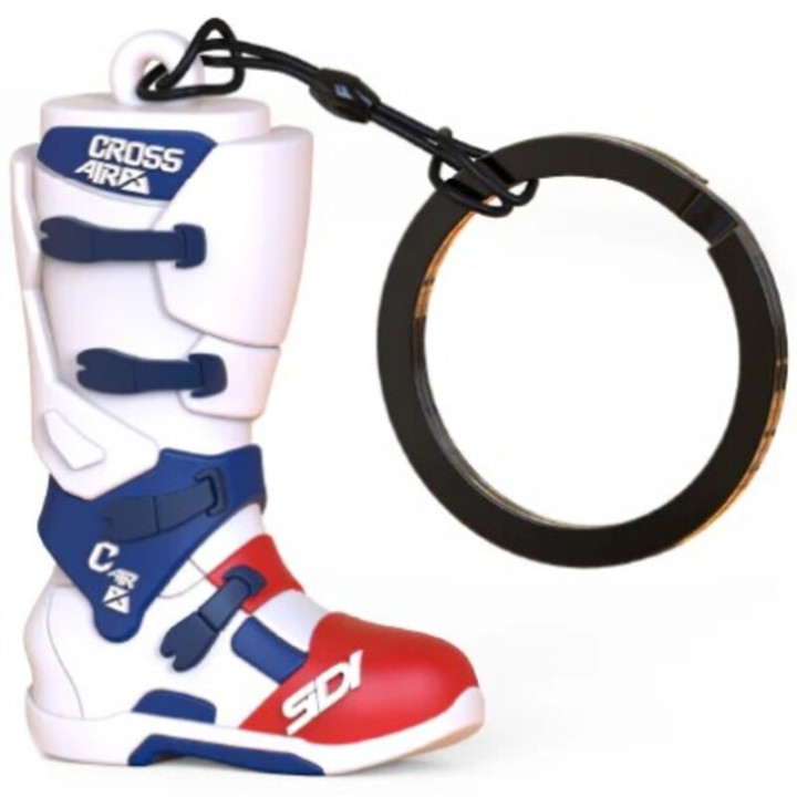 Porte-clés bottes Sidi - Navy Red | Oxmoto