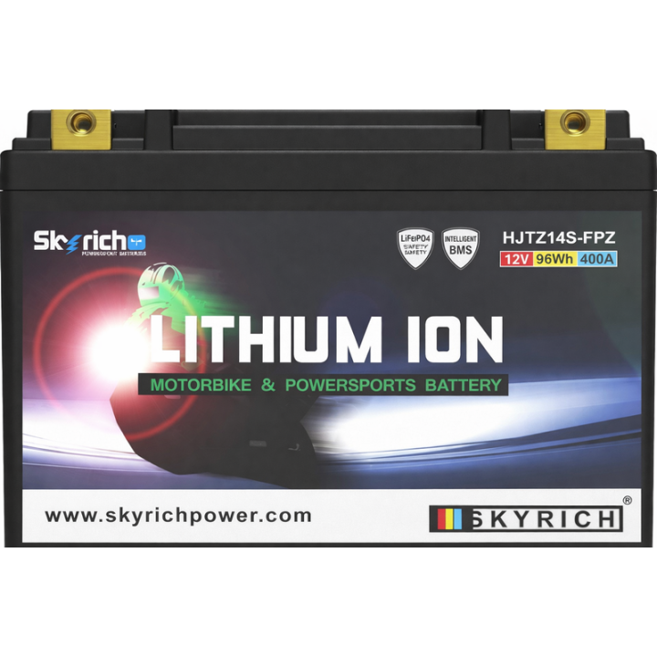 Batterie Skyrich Lithium-Ion HJTZ14S-FPZ | Oxmoto
