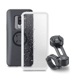 Pack complet Sp-connect Moto Bundle fixé sur guidon Samsung S9+