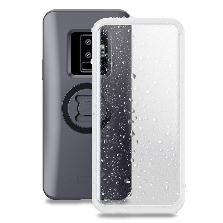 Pack complet Sp-connect Moto Bundle fixé sur guidon Samsung S9+