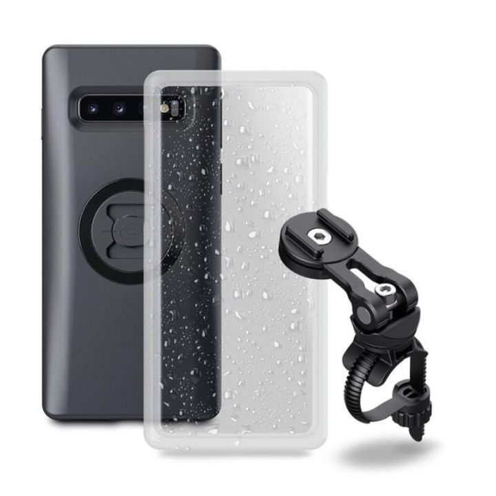 Pack complet Sp-connect Bike Bundle II fixé sur guidon et potence - Samsung S10