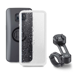 Pack complet Sp-connect Moto Bundle fixé sur guidon Samsung S7 Edge