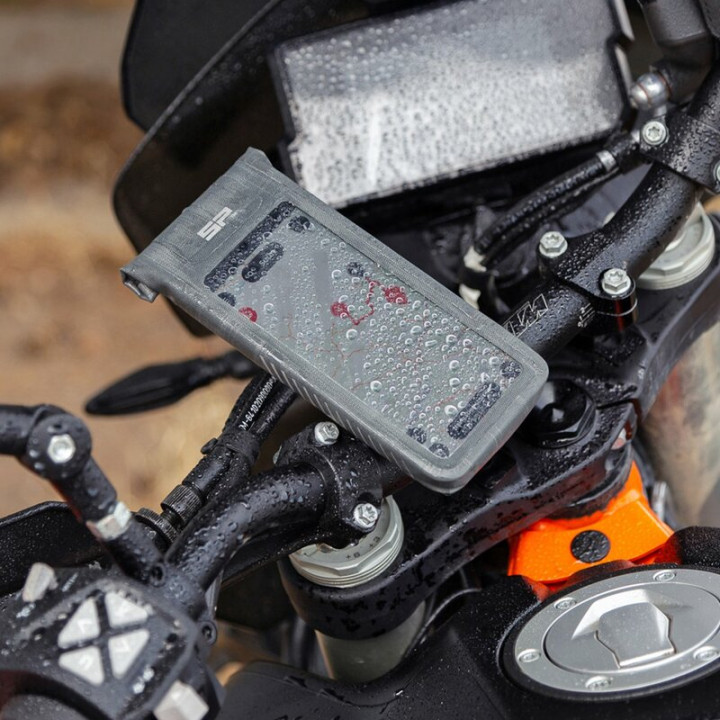 Pack complet Sp-connect Moto Bundle fixé sur guidon Note