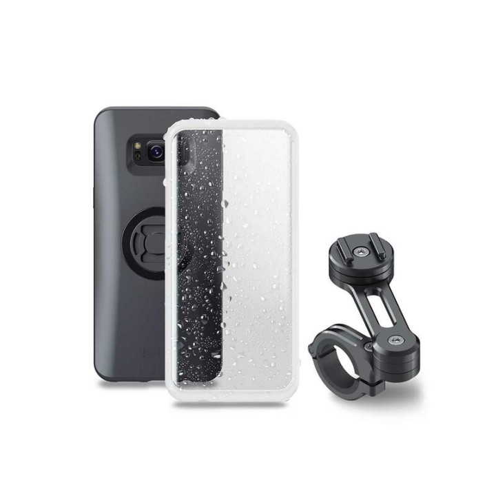 Pack complet Sp-connect Moto Bundle fixé sur guidon Samsung S10E