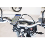 Pack complet Sp-connect Moto Bundle fixé sur guidon Samsung S10E