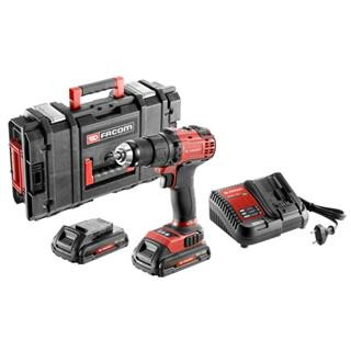Kit perceuse visseuse/dévisseuse sans fil FACOM 18V 2ah 13mm