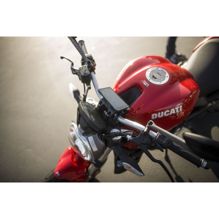 Pack complet Sp-connect Moto Bundle fixé sur guidon Samsung S10E