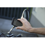 Pack complet Sp-connect Moto Bundle fixé sur rétroviseur Samsung S8
