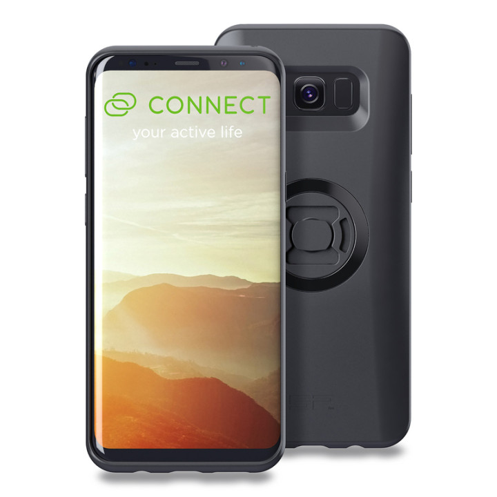 Pack complet Sp-connect Moto Bundle fixé sur guidon Samsung S8+