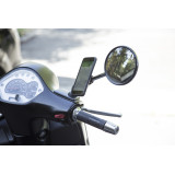 Pack complet Sp-connect Moto Bundle fixé sur rétroviseur Samsung S8
