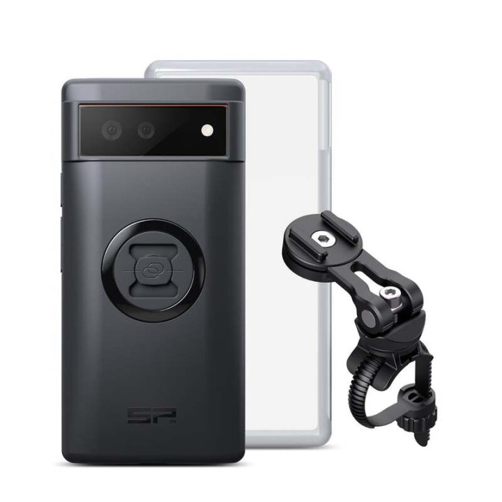 Pack complet Sp-connect Bike Bundle II fixé sur guidon et potence - Google Pixel
