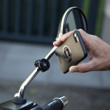 Pack Complet SP CONNECT Moto Bundle fixé sur rétroviseur - Samsung Note