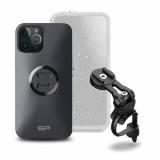 Pack complet Sp-connect Bike Bundle II fixé sur guidon et potence iPhone 12 Pro Max