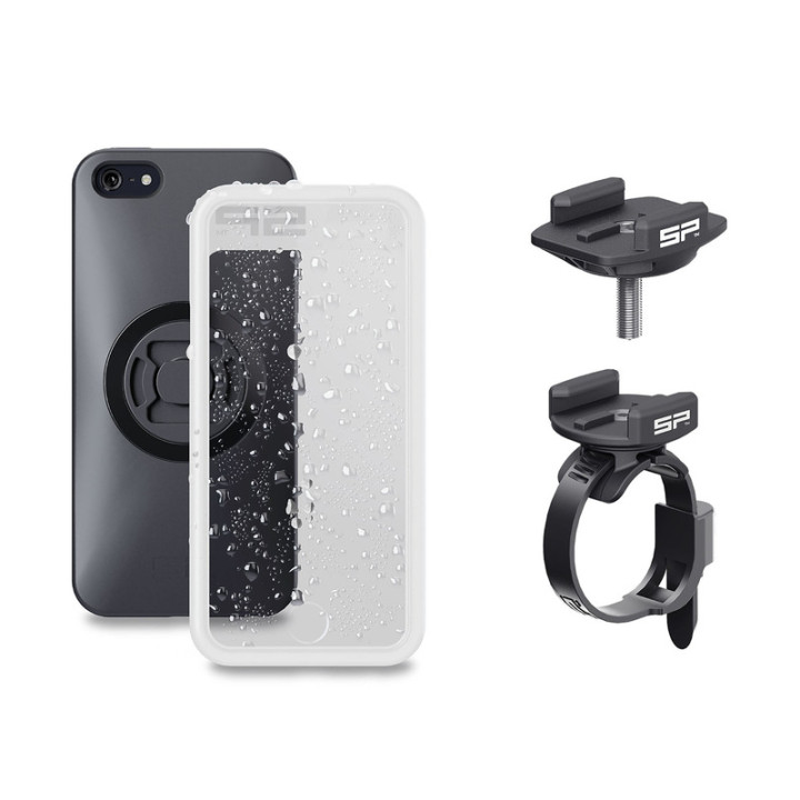 Pack complet Sp-connect Bike Bundle fixé sur guidon ou potence iPhone 5/SE