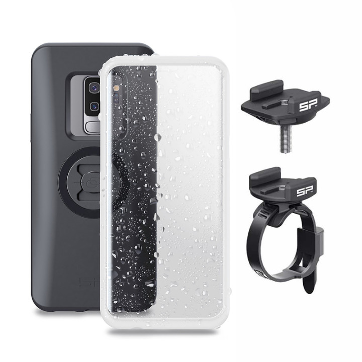 Pack complet Sp-connect Bike Bundle fixé sur guidon ou potence Samsung S9+/S8+