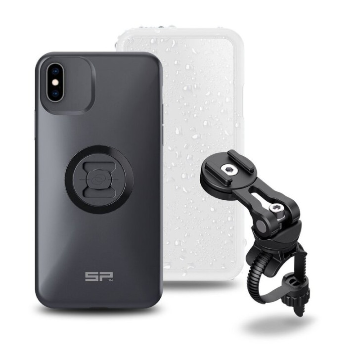 Pack complet Sp-connect Bike Bundle fixé sur guidon ou potence iPhone XS Max