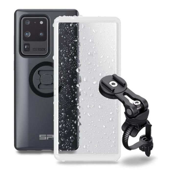 Pack complet Sp-connect Bike Bundle II fixé sur guidon et potence - Samsung S20 Ultra