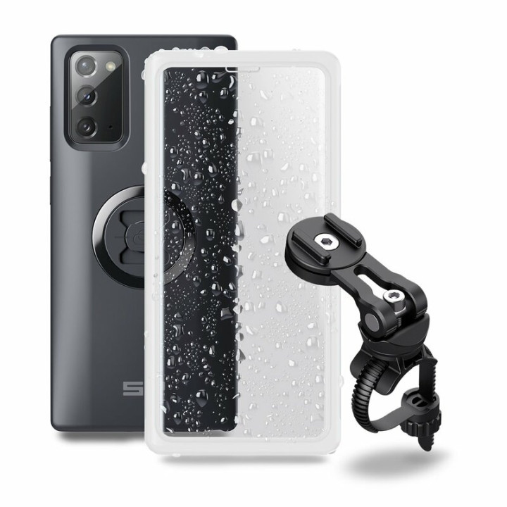 Pack complet Sp-connect Bike Bundle II fixé sur guidon et potence Samsung Note