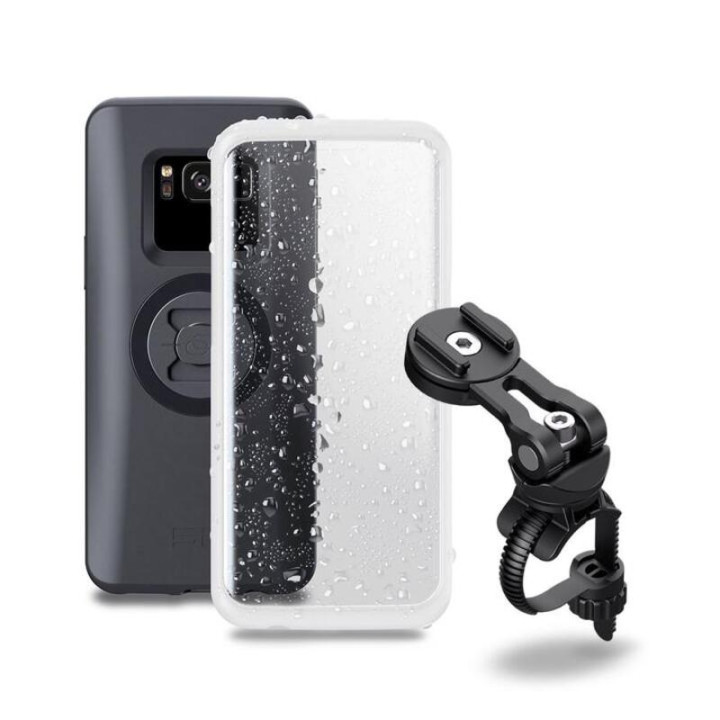 Pack complet Sp-connect Bike Bundle II fixé sur guidon et potence - Samsung S9/S8