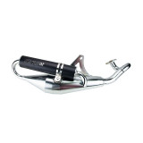 Pot d'échappement TECNIGAS Q-TRE Chrome 060825012 | Oxmoto
