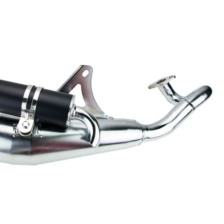 Pot d'échappement TECNIGAS Q-TRE Chrome 060825012 | Oxmoto