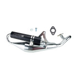 Pot d'échappement TECNIGAS Q-TRE Chrome 060825012 | Oxmoto