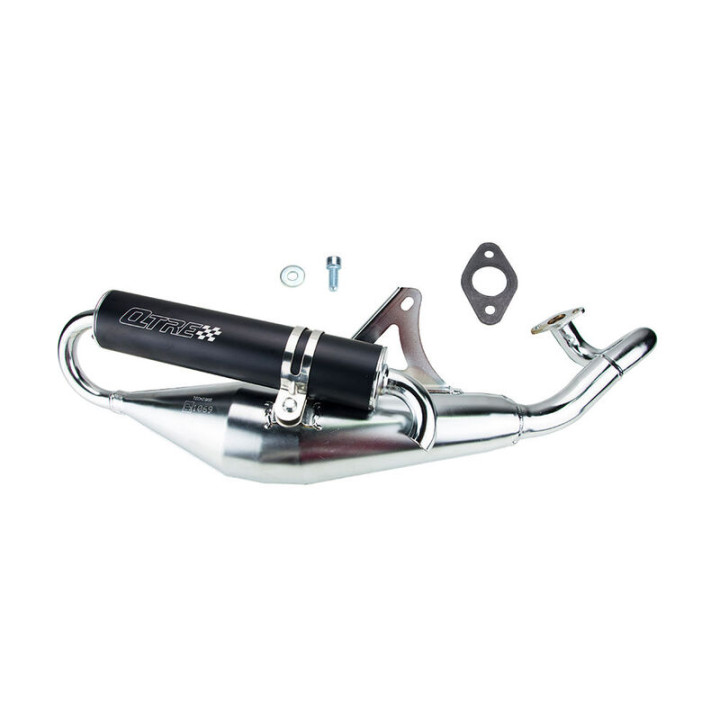 Pot d'échappement TECNIGAS Q-TRE Chrome 060825012 | Oxmoto