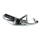 Pot d'échappement TECNIGAS Q-TRE Chrome 060838312 | Oxmoto