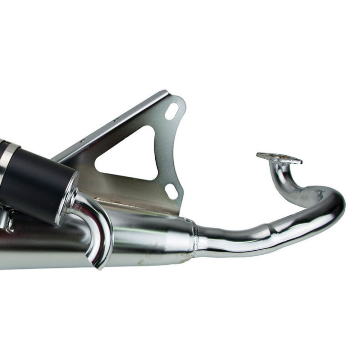 Pot d'échappement TECNIGAS Q-TRE Chrome 060838312 | Oxmoto